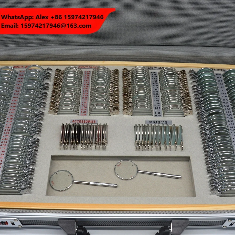 High Quality Optometry Trial Lens Set Ophthalmic Equipment Optical Eye Testing Box Device Professional Factory Wholesale Price