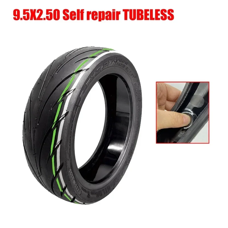 CST 9.5x2.50 Tubeless Tyre for Niu KQi3 Electric Scooter NIU  Special Vacuum Tire with Jelly Glue Replace Accessories