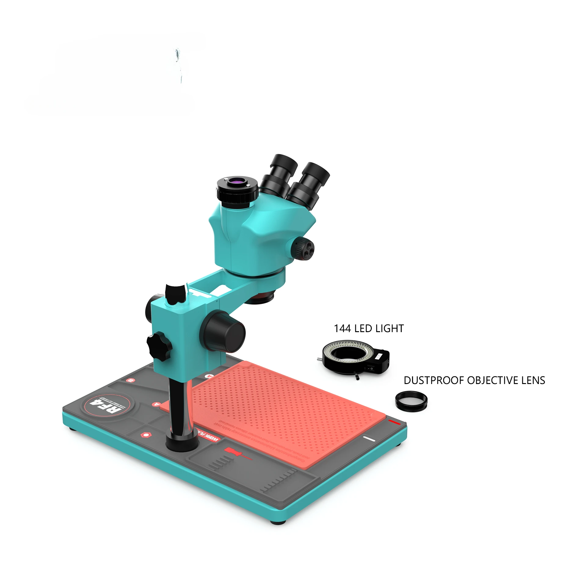 RF4 Microscope Industrial Microscope high clear  Silicone Pad Repair Base Phone Fix Tools