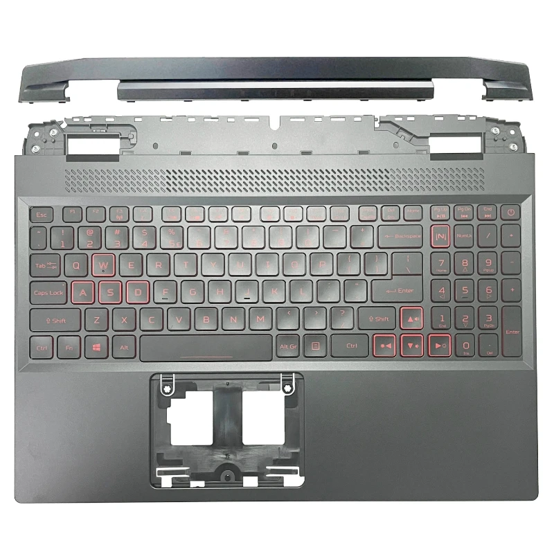 New Gamer RGB Backlight Keyboard For ACER Nitro 5 AN515-58 AN515-46 N22C1 2022 Laptop Palmrest Upper Cover Top Housing Case