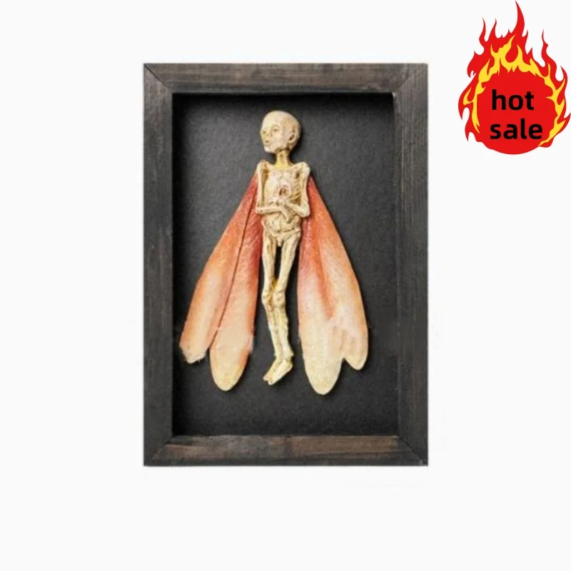 

New Gothic home decor Mummified fairy Fairy skeleton Witchy decor Fairy specimen Statue Picture Frames Display Painting