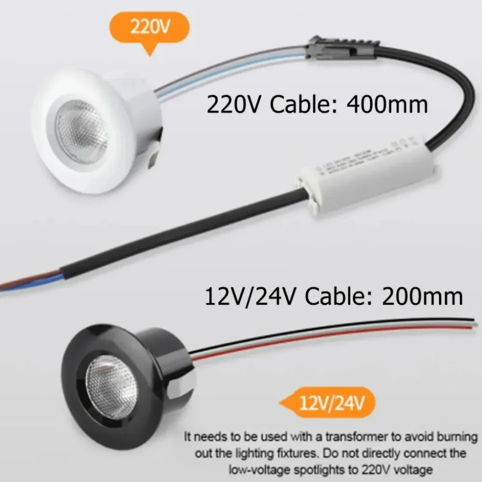 

Recessed 3W Led Cabinet Mini Spot light AC 85V-265V Downlight Jewelry Display Lamp Show Include Driver for Leds Ceiling Lamp