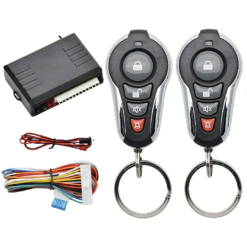 Car Remote Central Kit Door Lock Keyless Entry System Remote Control Car Alarm Systems Locking  With Auto Remote Central