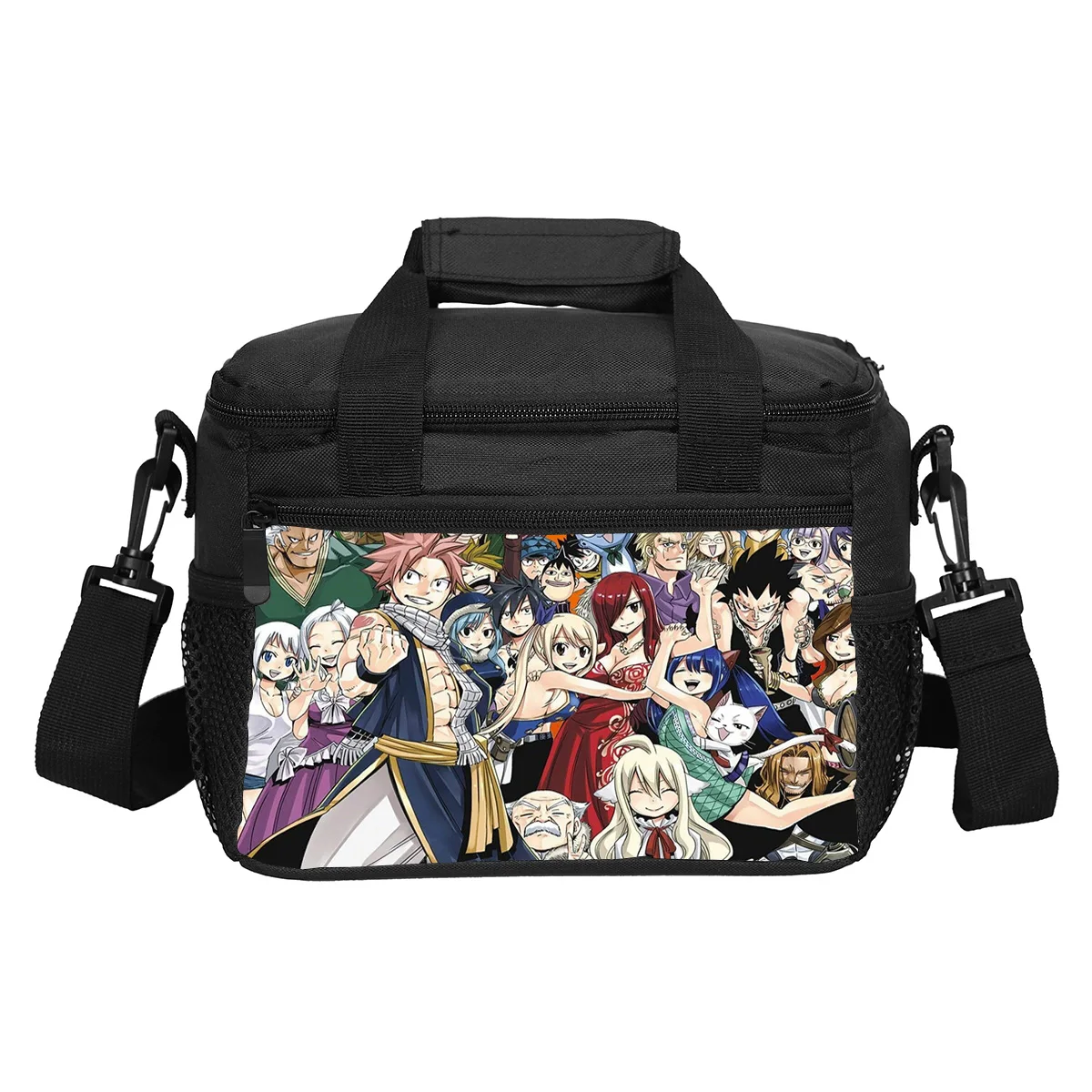 Fairy Tail Cartoon Handbag Insulated High Capacity Lunch Bag School Bags and Girls  Gift Stationery Suitable for Juice and Food