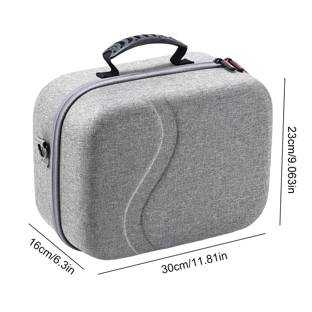 حقيبة حمل صلبة مقاومة للماء لسماعات الألعاب مع حزام كتف وحقيبة واقية لملحقات Meta Quest 3S VR