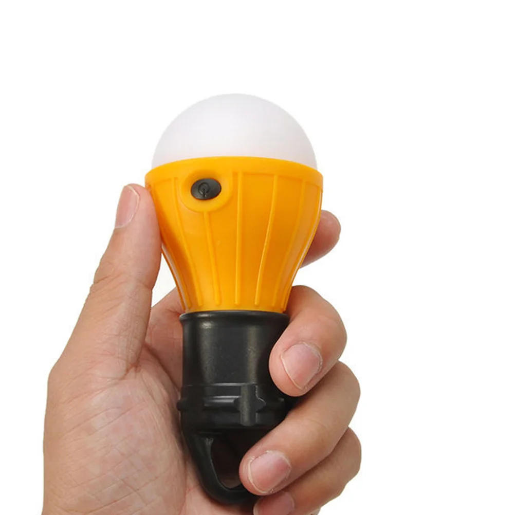 4 قطع من مصابيح خيمة التخييم الصغيرة المحمولة LED فانوس معلق للطوارئ مدعوم من فانوس التخييم البرتقالي #2