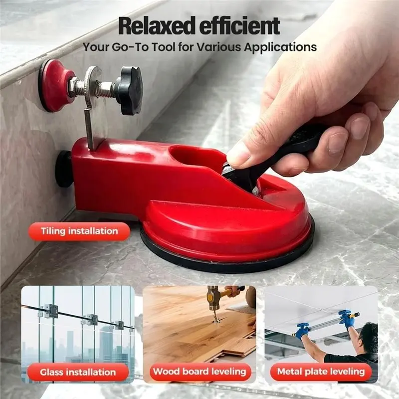 CYCLI- Tile Installation Tool(2Pcs), Suction Cup Tensioner, Tile Leveler, Stone Strong Suction Lifting Accessory