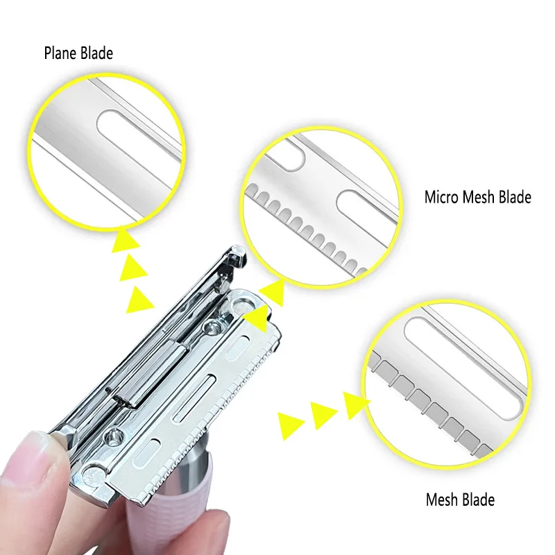 Single Edge Safety Razor Blades Sharp Stainless Steel Shave Blade Replaceable Anti Scratch Blade For Shaving