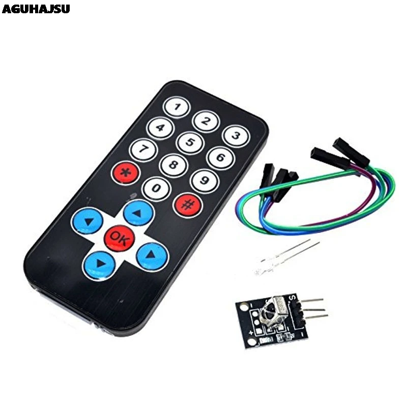 1set Infrared IR Wireless Remote Control Module Kits DIY Kit HX1838 For Arduino Raspberry Pi