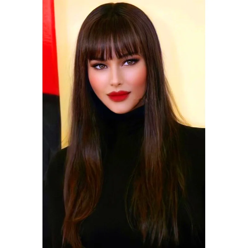 Рисунок 2 - Длинный прямой темно-коричневый