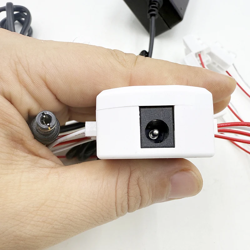 Alimentation électrique à tension réglable 3V-12V, modèle d'éclairage lumineux, plate-forme de table de sable, transformateur AC/DC avec résistance