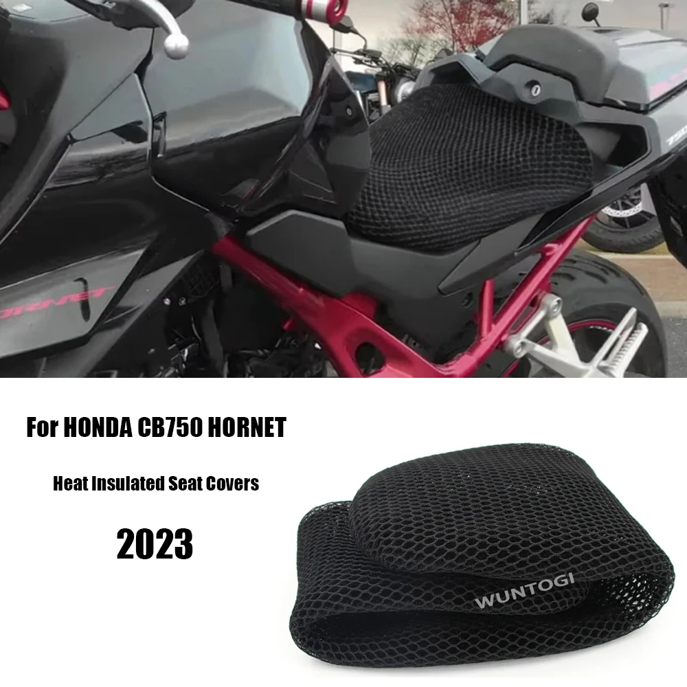 

CB750 Hornet 2023 3D Honeycomb Mesh Protect Cushions Nylon Fabric Saddle For HONDA CB750 HORNET Motorcycle Heat Insulated Seat