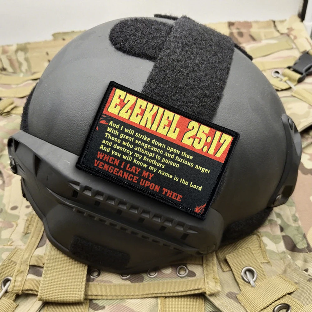 Parche velcro Ezequiel 25:17 para mochila y chaqueta - imagen 3