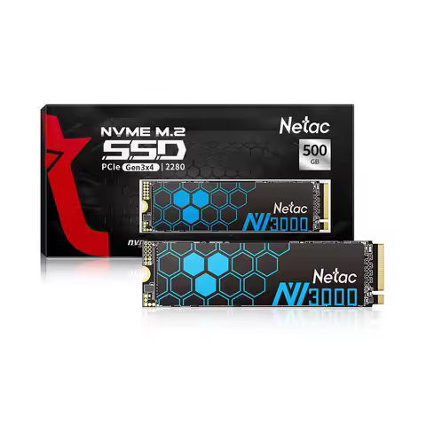 Netac M2 2280 SSD Hard Drive 250GB 500GB 1T 2T M.2 Nvme PCIe Gen3x4 3500MB/s with Original chipfor Laptop Desktop
