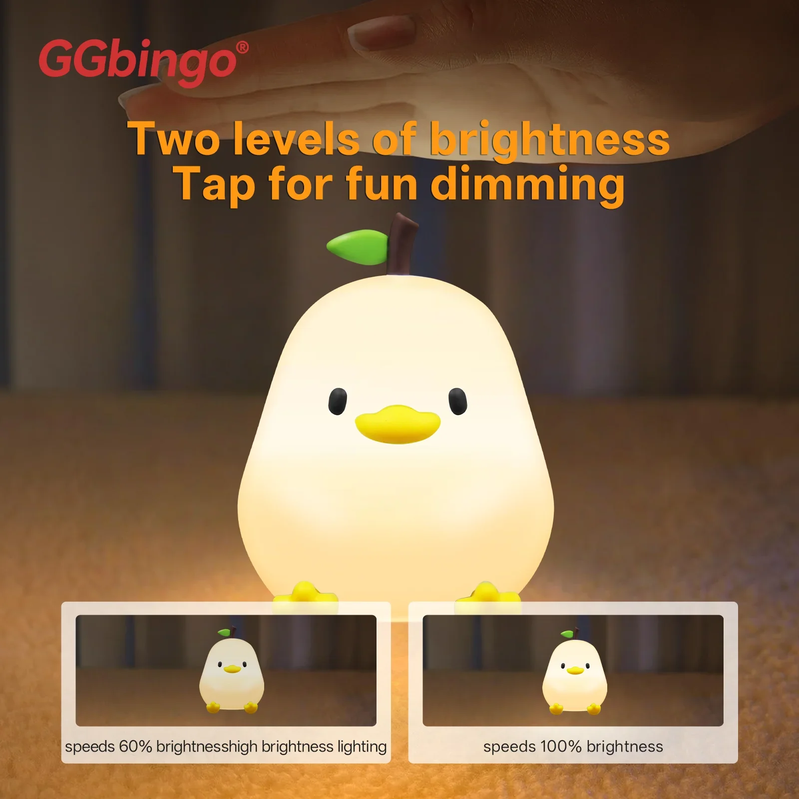 Cute Duck RGB Night Light 5