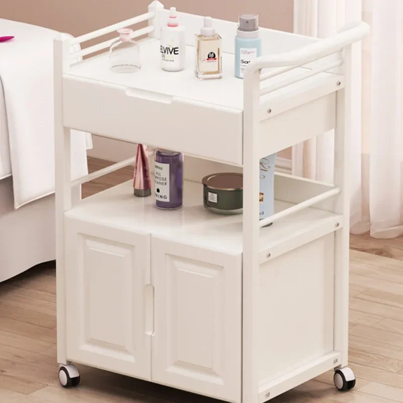 

Nordic Multifunctional Salon Trolley Storable Designer Barber Shop Salon Trolley Simplicity Modern Furniture Troli Salon HBSC