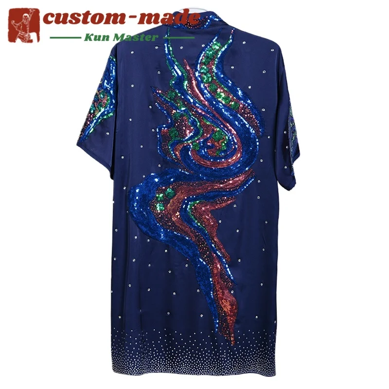 

Custom Martial Arts Uniform Kung Fu Suit with Dragon Embroidery Southern Fist Long Fist Reinforced for KungFu Forms Competition