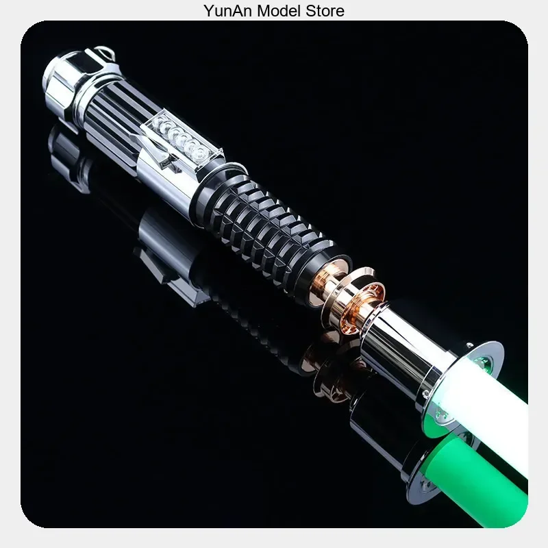 Metal APP Motion Sensing Pixel Telescopic Color Changing Luminous Sword Toy Cosplay Prop
