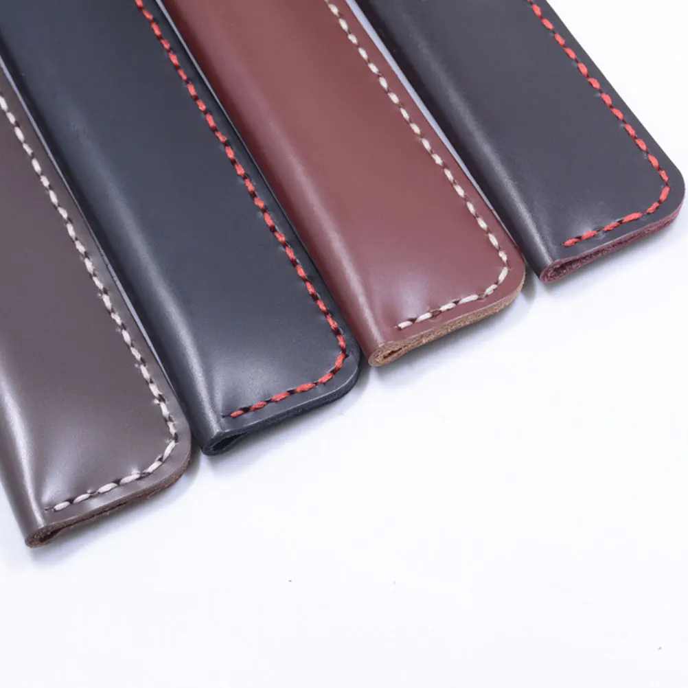 

Cowhide Pen Set Pouch for Fountain Pens Holder Case Pocket Sleeve Bag Vintage Cases