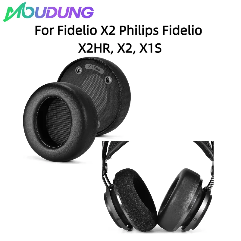 

Protein Leather Earpads Cushions for Fidelio X2 Philips Fidelio X2HR, X2, X1S Headphones, Replacement Ear Pads Headset