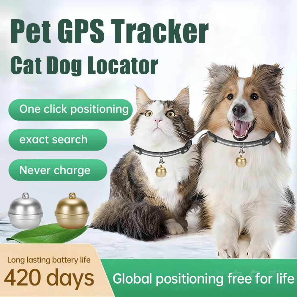 

Dog GPS Tracker Smart Locator Fashion Neck Collar Wearable Tracker Bluetooth for Cat Dog Bird Anti-lost Record Tracking Tool