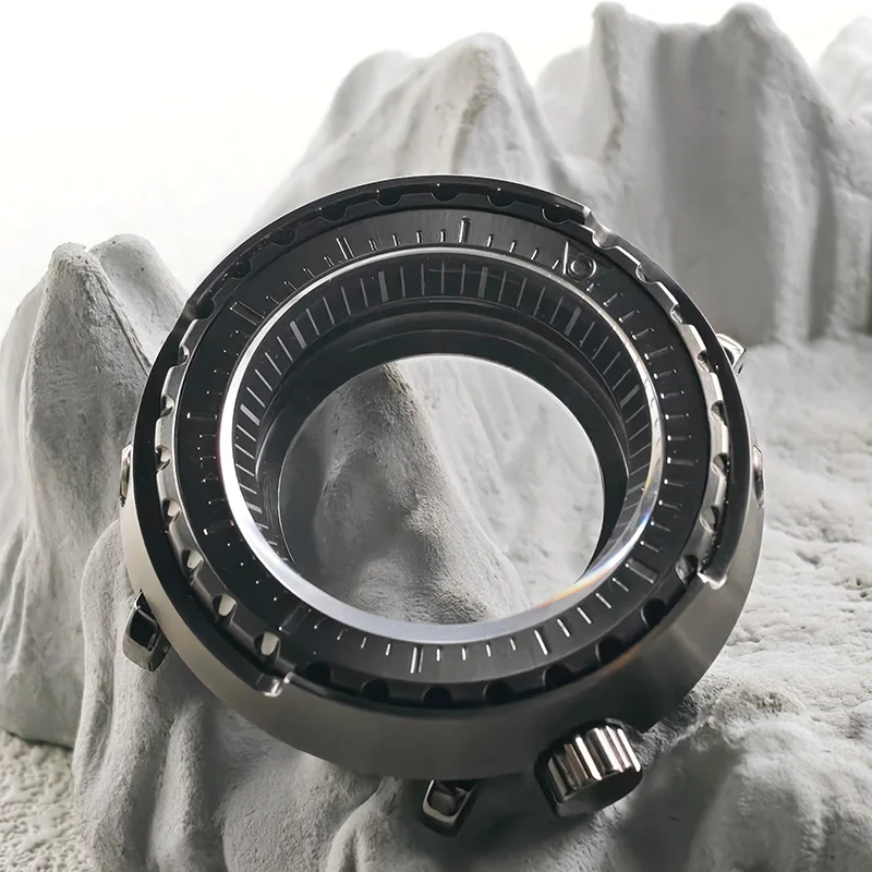 47mm-tuna-canned-watch-case-gun-grey-stainless-steel-sapphire-glass-20atm-waterproof-fits-nh35-nh36-movement-diving-watch-case