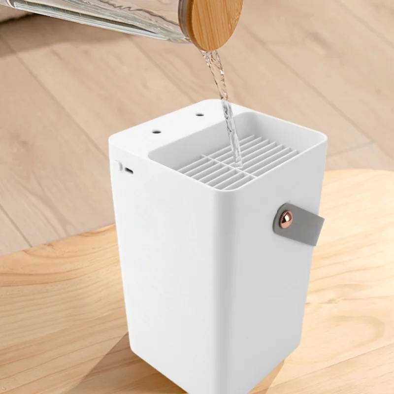 Mist Humidifier 3L Large Capacity Dual Nozzle Quiet USB Portable Humidifier With Digital Humidity Display For Home Bedroom