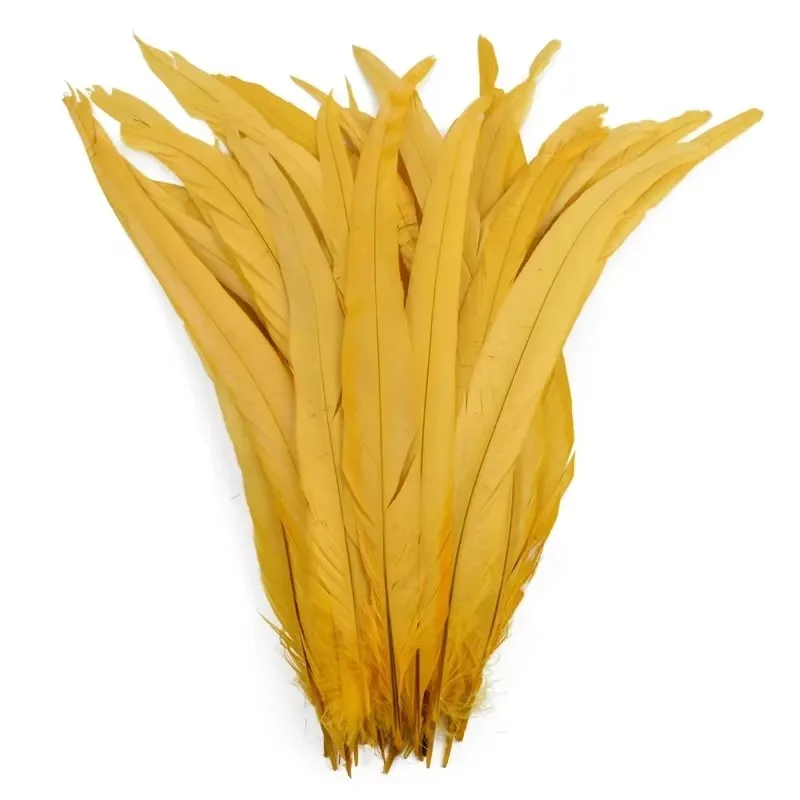 100 個のカラフルな雄鶏の羽工芸品用服 30-40 センチメートル雄鶏鶏キジの羽の装飾カーニバルアクセサリー装飾