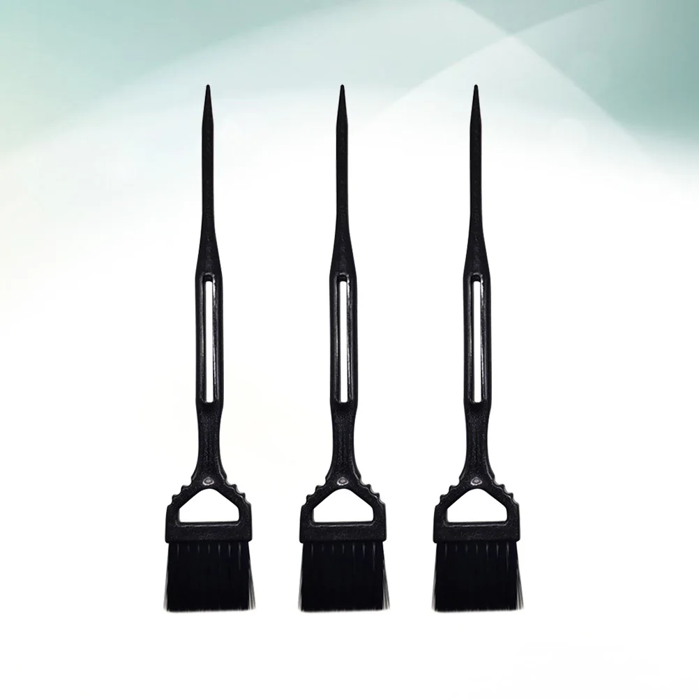 

3Pcs Hair Dye Brush PP Handle Professional Grade Applicator for Home Salon Use Hair Coloring Tinting Treatment Kit