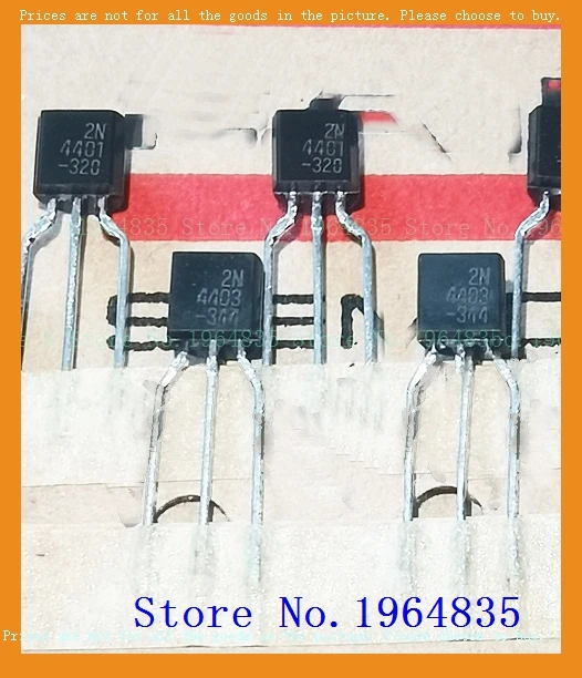 2pcs/lot=a pair 2N4401 2N4403