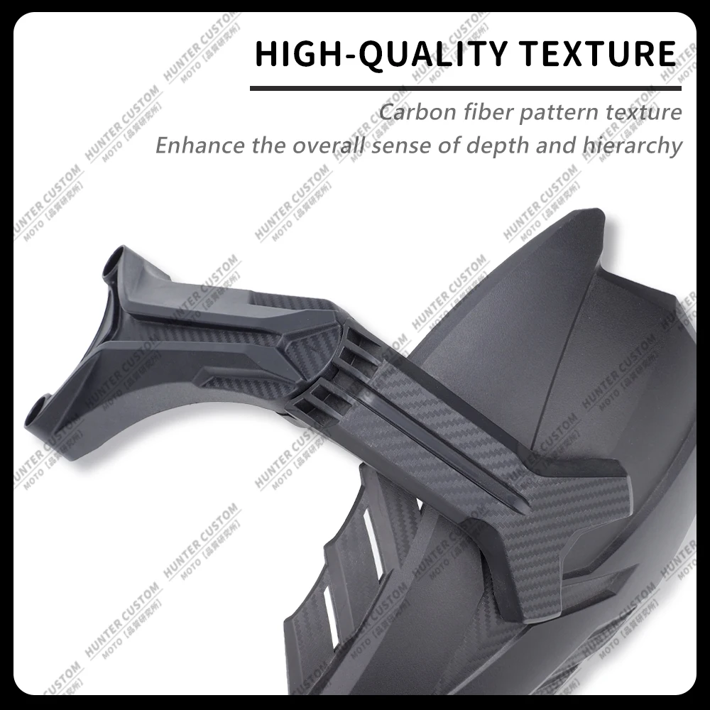 For Yamaha NVX155 NMAX155 125 Aerox155 Rear Wheel Fender Motorcycle Rear Hugger Mudguard Adjustable Splash Guard Carbon Look