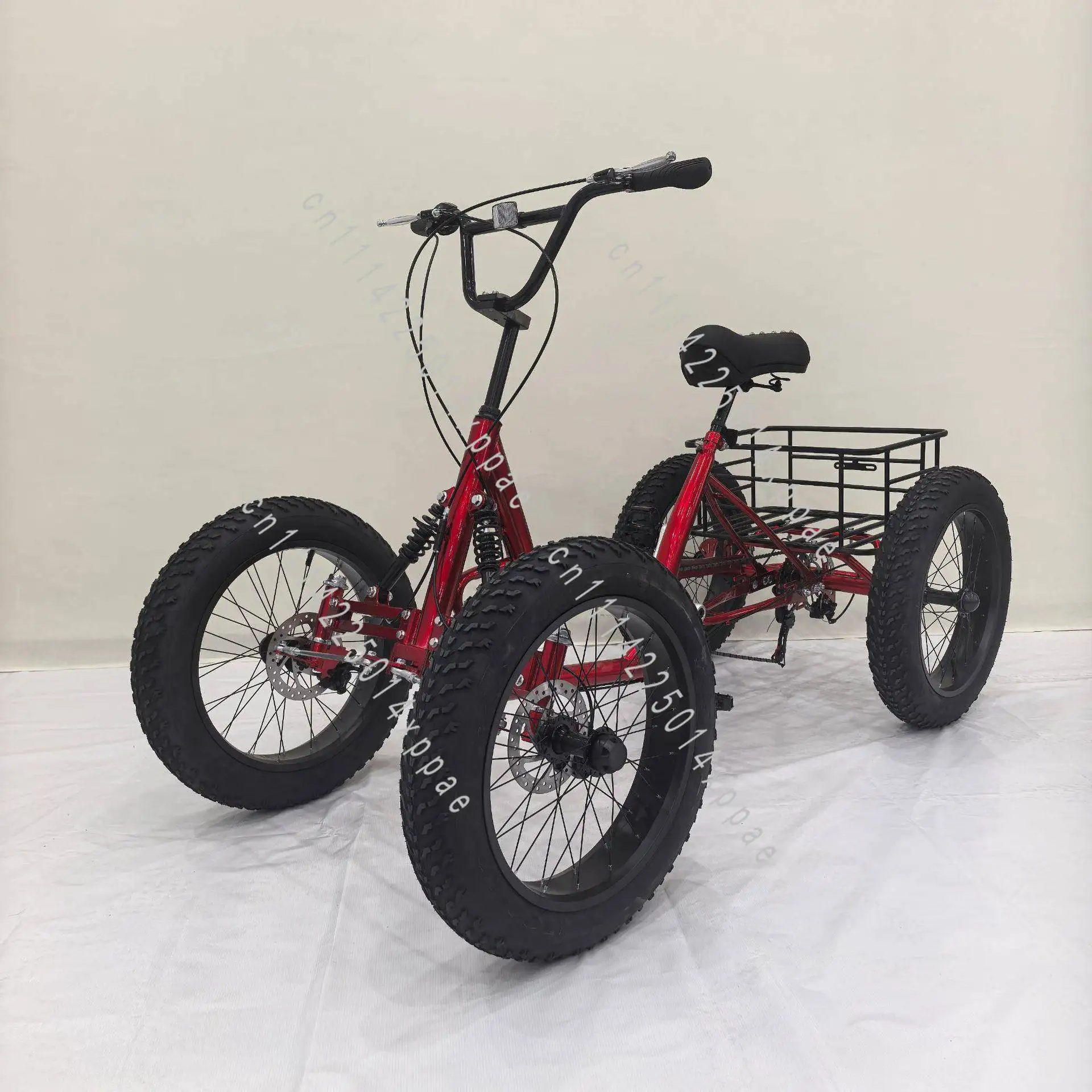 Variable Speed Bike Fat Tire Off-Road Pedal Quad Bike Snow Quad Bike