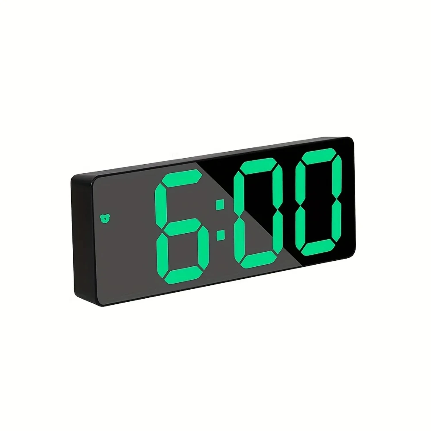 Creative Mirror Alarm Clock Multi-  Clock Cosmetic Electronic Minimalist Style Battery Plug-In Dual-Purpose