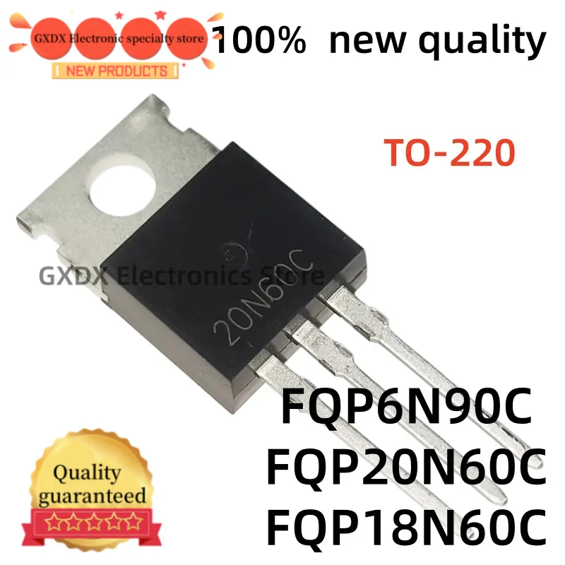 10-20PCS 100% new FQP18N60C 18N60C FQP6N90C 6N90C FQP20N60C 20N60C TO220 MOS FET transistors electronic components