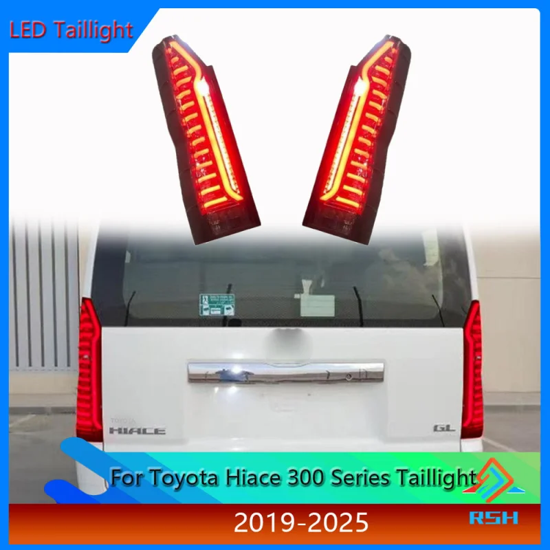 

Car Rear Lamp For Toyota Hiace 300 Series Taillight Assembly 2019-2021 High-Brightness LED Marquee Turn Signal Tail Light