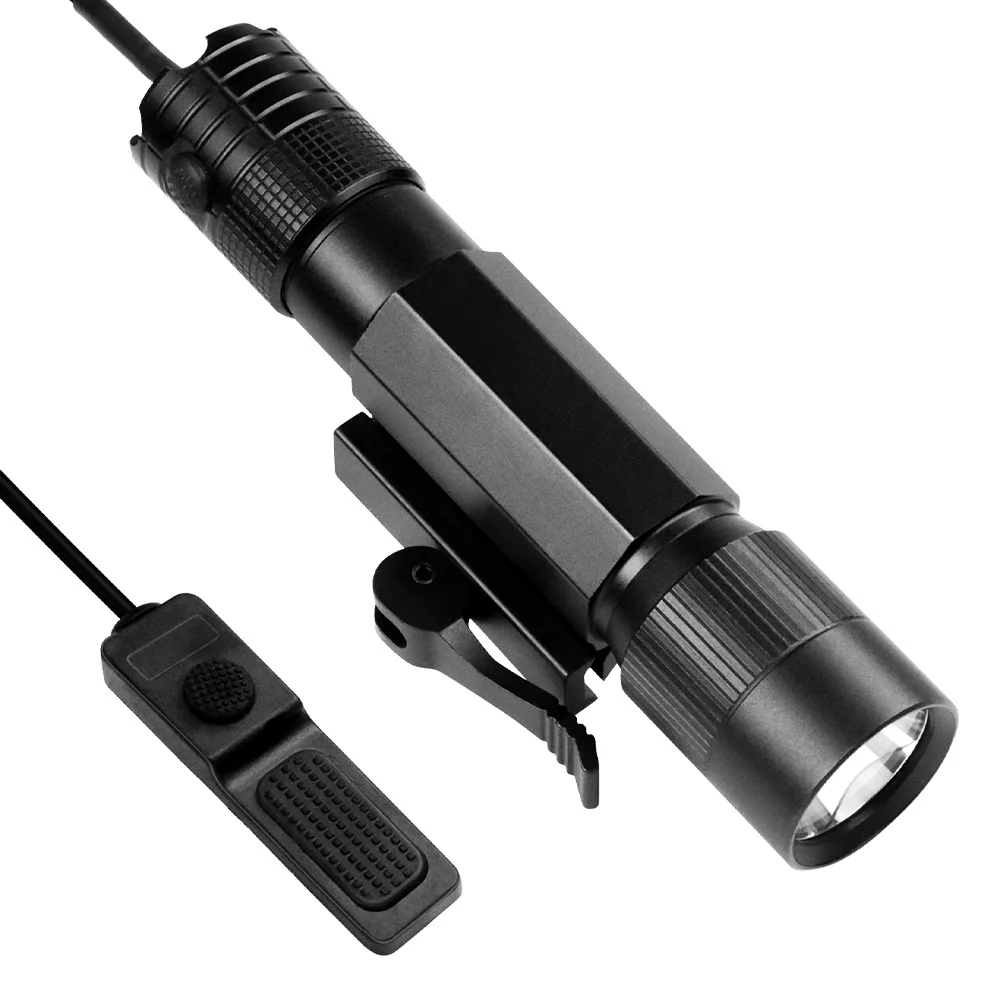 Tactical Led Flashlight 1000 Lumens Powered Rechargeable Battery Light Ipx6 3 Mode Powerful Hunting LED Torch Outdoor Lamp