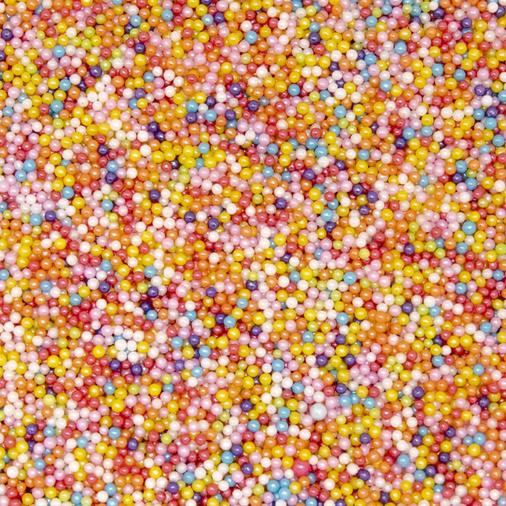 85 g 0,2/0,4/0,6/0,8 cm weiße Farbe, Perlenkugel, Kuchendekoration, DIY, Donut, Dessert, Backen, Streusel, dekorativ, nur zur Dekoration – Detail 14