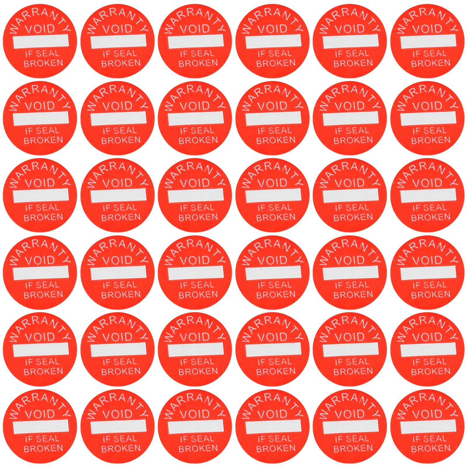 1000 pcs If Seal Broken Warranty Void Label Adhesive Warning Sticker Round Caution Label For Electronics Packaging Seals Folder