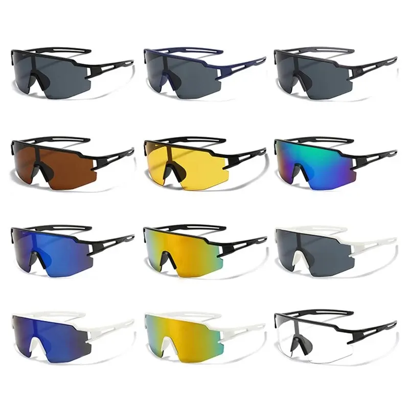 Sport Brille Radfahren Sonnenbrillen Bike Motorrad Sonnenbrille UV Schutz Winddicht Bunte Gläser Wandern Laufen Brillen