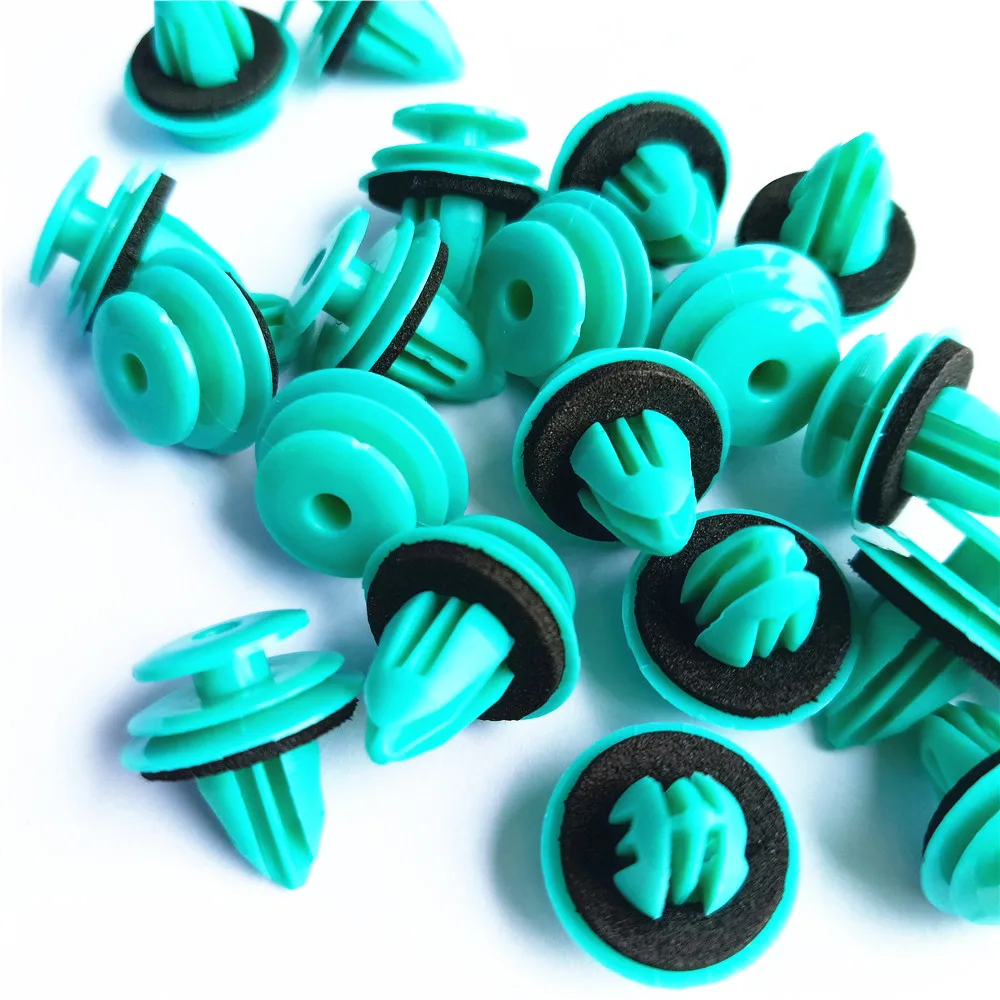 

50Pcs/lot Universal Auto Door Trim Panels Fastener Clips Car Vehicle Nylon Fixed Bumper Screw Nut Rivet Drop Shipping