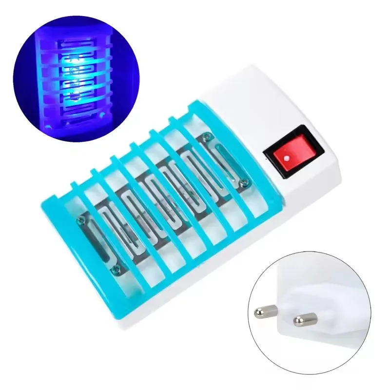 

Mosquito Killer Lamp Electric LED Fly Trap Zapper Killer Repellent Plug Home Bedroom Mute Anti Mosquito Lamp
