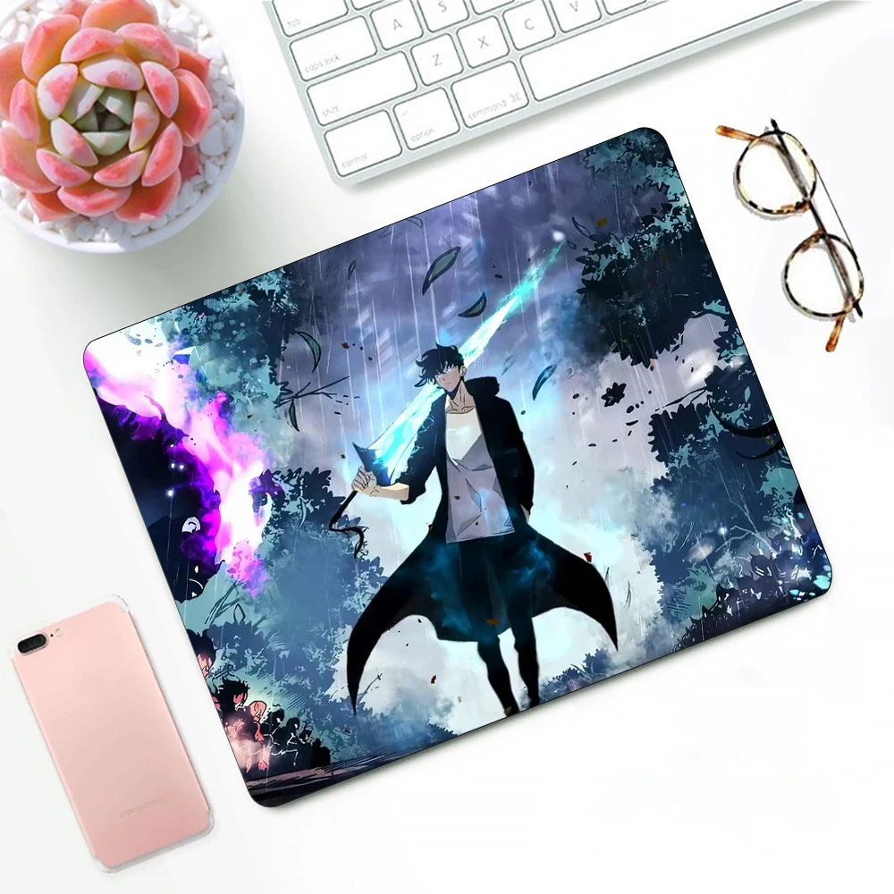 

Anime Solo Leveling Gaming Mouse Pad XS Small Mousepad For PC Gamer Desktop Decoration Office Mouse Mat Deskmat Rug