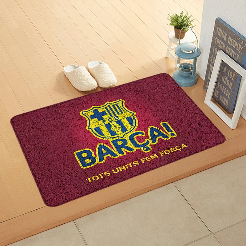 مدخل المنزل ممسحة المدخل كرة القدم السجاد غرفة المعيشة السجاد B-Barcelonas القدم السجاد الحمام البساط المضادة للانزلاق الحصير الكلمة #2