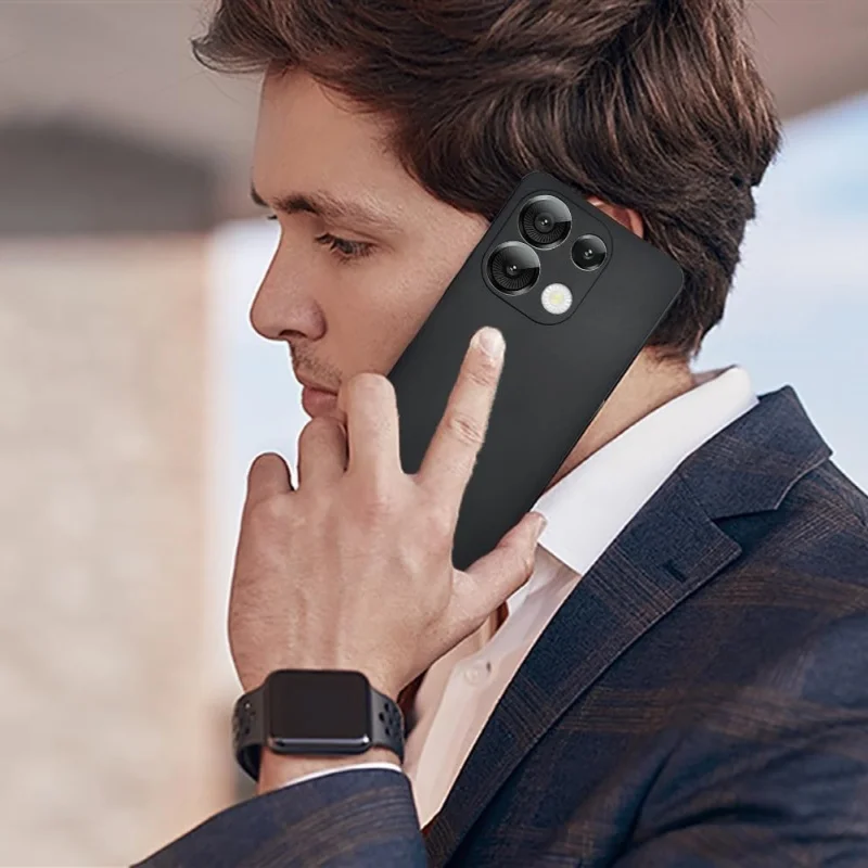 For Umidigi G9 Note90 Full Protection Case For Umidigi G9 Note90 Full Frosted Black Material Soft TPU Shockproof Back Phone Case