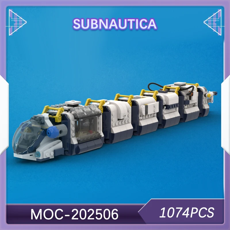 

1074P Строительный блок Subnautica, тематическая игра океана, набор моделей «сделай сам», креативные подарки, изысканные высококачественные мелкие частицы MOC- 202506