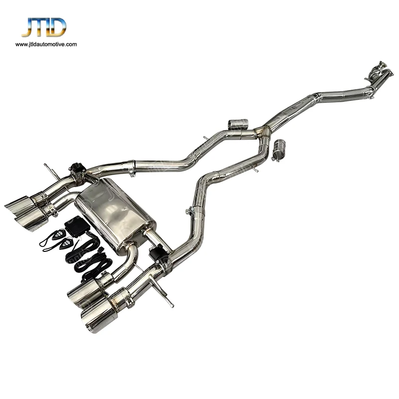 JTLD High Quality  Valvetronic stainless Steel Exhaust 89mm single Middle  Pipe rear pipe exhaust catback  For BMW M2 G87 2022+