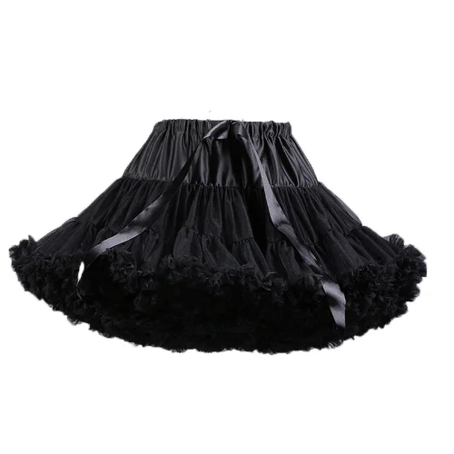 Frauen Mini Petticoat Tulle puffy kurze Braut Petticoat under skirt rockabilly Tutu