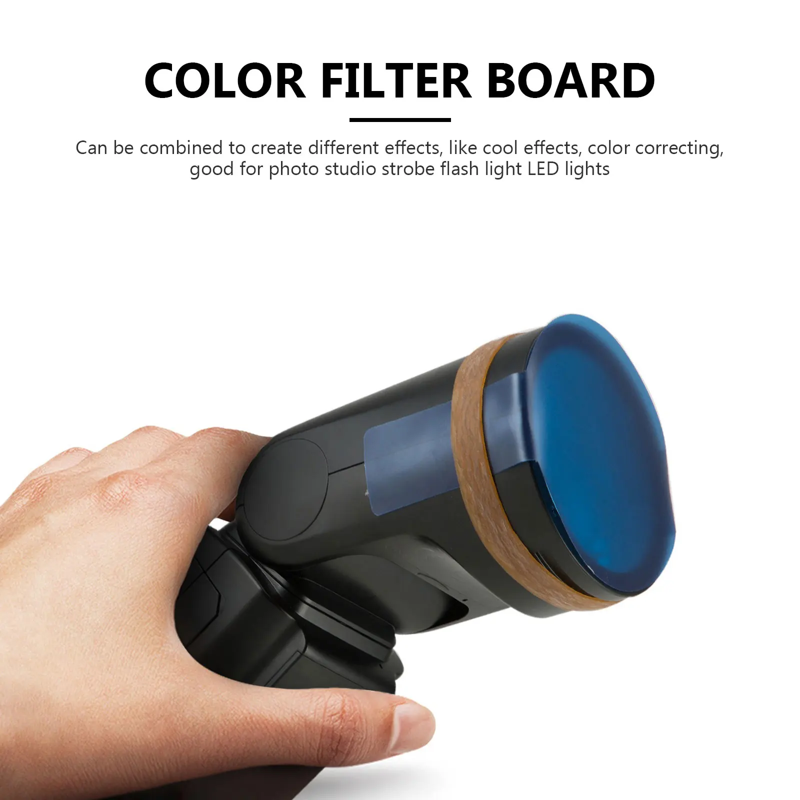 

20 Pcs Color Filter Camera Filters Photography Purple Light Board Film For