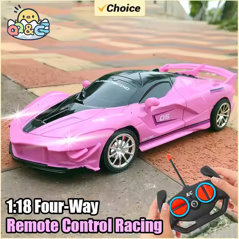 4Wd RC 자동차 1:18 시뮬레이션 원격 제어 레이싱 카 조명 드리프트 트럭 라디오 제어 오프로드 차량 장난감 소년 선물