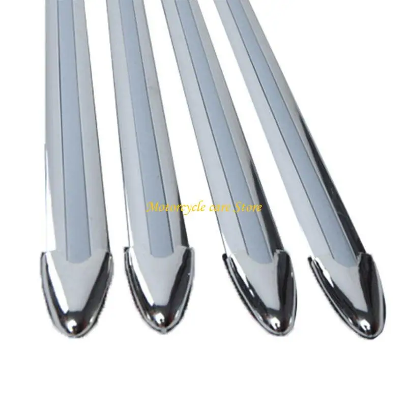 

U75F 4Pcs Car Door Protective Strip Rubber Buffer Sticker Anti-collision Bumpers